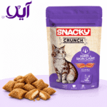 تشویقی گربه کرانچ اسنکی مدل مراقبت از پوست و مو طعم مرغ ۶۰ گرمی | Snacky Crunch Hair & Skin Chicken Cat Treats