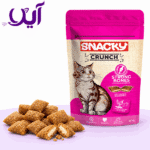 تشویقی گربه کرانچ اسنکی مدل تقویت استخوان و مفاصل طعم مرغ و پنیر ۶۰ گرمی | Snacky Crunch Bone & Joint Chicken & Cheese Cat Treats