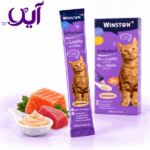 بستنی گربه وینستون طعم ماهی سالمون | Winston Salmon Creamy Cat Treat