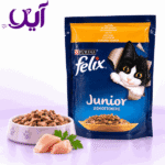 پوچ بچه گربه (کیتن) فلیکس طعم مرغ 85 گرمی | Felix Kitten Chicken in Jelly Pouch