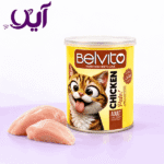 کنسرو پته گربه بلویتو طعم مرغ ۴۰۰ گرمی | Belvito Cat Chicken Pâté