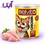 کنسرو پته گربه بلویتو طعم مرغ ۸۰۰ گرمی | Belvito Cat Chicken Pâté