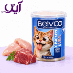 کنسرو پته گربه بلویتو طعم مرغ و گوشت گوساله ۴۰۰ گرمی | Belvito Cat Chicken & Veal Pâté