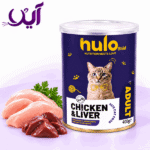 کنسرو پته گربه نولو طعم مرغ و جگر 400 گرمی | Nulo Chicken & Liver Pate