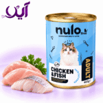 کنسرو پته گربه نولو طعم مرغ و ماهی 400 گرمی | Nulo Chicken & Fish Pate