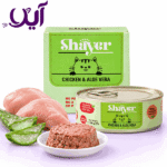 کنسرو نچرال بچه گربه (کیتن) شایر طعم مرغ و آلوئه ورا در ژله ۹۰ گرمی | Shayer Natural Kitten Chicken & Aloe Vera in Jelly