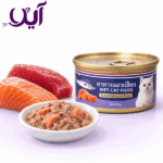 کنسرو نچرال گربه تایمهر طعم سالمون و ماهی تن در سس ۸۵ گرمی | Thaimehr Natural Cat Canned Food Salmon & Tuna in Gravy