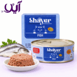 کنسرو پته بچه گربه (کیتن) شایر طعم ماهی ۹۰ گرمی | Shayer Fish Pate Kitten Food