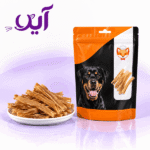 تشویقی سگ فاکس مدل زردپی گاو ۱۲۰ گرمی | Fox Beef Tendon Dog Treat