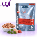 پوچ گربه عقیم شده دکتر کلادرز طعم مرغ، گوشت و کت نیپ 85 گرمی|Dr.Clauders chicken & Beef with catmint for Sterilised Cats Pouch