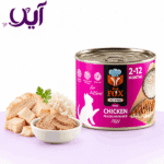 کنسرو بچه‌ گربه (کیتن) فاکس طعم مرغ و برنج ۵۰۰ گرمی | Fox Kitten Chicken and Rice Cat Food