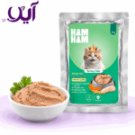 پوچ پته گربه هام هام با طعم بوقلمون ۷۵ گرمی | Ham Ham Turkey Pâté Cat Pouch