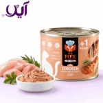 کنسرو گربه فاکس طعم مرغ و بوقلمون ۵۰۰ گرمی | Fox Chicken and Turkey Cat Food