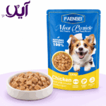 پوچ چانکی سگ فنبی طعم مرغ، شیر بز و جگر مرغ ۱۳۰ گرمی | Faenbei Chicken, Goat Milk and Chicken Liver Dog Pouch