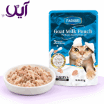 پوچ چانکی گربه فنبی طعم بوقلمون و مرغ در شیر بز ۸۵ گرمی | Faenbei Turkey and Chicken with Goat Milk Cat Pouch