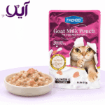 پوچ چانکی گربه فنبی طعم سالمون و مرغ در شیر بز ۸۵ گرمی | Faenbei Salmon and Chicken with Goat Milk Cat Pouch