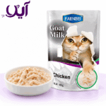 پوچ نچرال گربه فنبی طعم مرغ در شیر بز ۸۵ گرمی | Faenbei Chicken with Goat Milk Cat Pouch