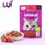پوچ گربه ویسکاس با طعم گوشت گوساله ۸۵ گرمی | Whiskas Veal Cat Pouch
