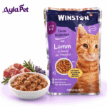 پوچ گربه وینستون با طعم گوشت بره ۱۰۰ گرمی | Winston Lamb Cat Pouch