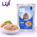 پوچ پته گربه هام هام با طعم ماهی ۷۵ گرمی | Ham Ham Fish Pâté Cat Pouch