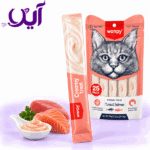 بستنی گربه ونپی طعم ماهی تن و سالمون | Wanpy Creamy Treat Tuna & Salmon