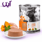 کنسرو پته گربه یو اس پت با طعم مرغ، کدو تنبل و کت نیپ ۴۰۰ گرمی | US Pet Chicken, Pumpkin and Catnip Cat Pâté
