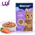 پوچ گربه وینستون با طعم سالمون ۱۰۰ گرمی | Winston Salmon Cat Pouch