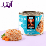 کنسرو پته سگ فاکس طعم مرغ و هویج 5۰۰ گرمی | Fox Chicken and Carrot Dog Pâté