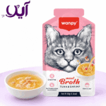 سوپ گربه ونپی با طعم ماهی تن و میگو ۵۰ گرمی | Wanpy Tuna and Shrimp Hydration Broth Cat Pouch