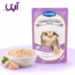 پوچ گربه فنبی مدل کامپلیت فود میلک‌ شیک مرغ ۸۵ گرمی | Faenbei Chicken Milkshake Complete Food Cat Pouch