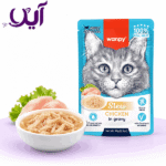 پوچ نچرال گربه ونپی با طعم مرغ ۷۰ گرمی | Wanpy Chicken in Gravy Cat Pouch