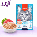 پوچ گربه ونپی با طعم ماهی تن ۷۰ گرمی | Wanpy Tuna Cat Pouch
