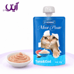 پودینگ گربه فنبی با طعم ماهی تن و ماهی کاد ۹۰ گرمی | Faenbei Tuna and Cod Cat Pudding