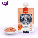 پودینگ گربه ونپی با طعم سالمون ۹۰ گرمی | Wanpy Salmon Meat Paste Cat Pudding