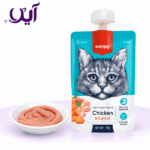 پودینگ گربه ونپی با طعم مرغ ۹۰ گرمی | Wanpy Chicken Meat Paste Cat Pudding