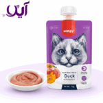 پودینگ گربه ونپی با طعم اردک ۹۰ گرمی | Wanpy Duck Meat Paste Cat Pudding