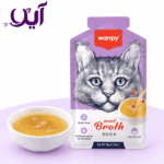 سوپ گربه ونپی با طعم اردک ۵۰ گرمی | Wanpy Duck Hydration Broth Cat Pouch