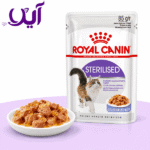 پوچ گربه عقیم شده (استرلایزد) رویال کنین ۸۵ گرمی | Royal Canin Sterilised in Jelly Cat Pouch