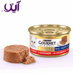 کنسرو پته گربه گورمت گلد طعم گوشت گاو ۸۵ گرمی | Gourmet Gold Beef Cat Pâté