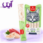 بستنی گربه ونپی طعم ماهی تن و صدف | Wanpy Creamy Treat Tuna & Scallop