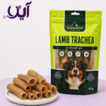 تشویقی طبیعی سگ وگ اند بو مدل نای گوسفند وزن ۵۰ گرم | Wag & Bow Natural Lamb Trachea Dog Treat -