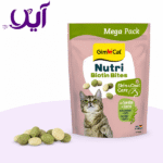 قرص تقویت کننده پوست و مو گربه جیم کت با طعم جلبک دریایی پک 10 عددی | GimCat Nutri Biotin Bites Sea Algae