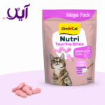 قرص تقویت کننده بینایی و قلب گربه جیم کت مدل تائورین پک 10 عددی| GimCat Nutri Taurine Bites