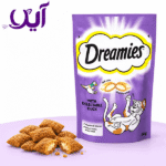 تشویقی گربه دریمیز طعم اردک | Dreamies Cat Treat Duck