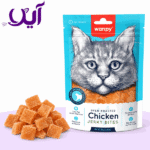 تشویقی گربه ونپی مدل تکه‌های مرغ | Wanpy Chicken Jerky Bites Cat Treat