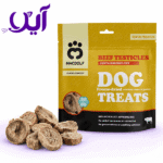 تشویقی فریزدراید سگ مکدلف طعم دنبلان گاو | Macdolf Freeze-Dried Beef Testicles Dog Treat
